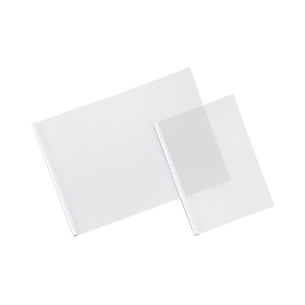 ds-（まとめ）コクヨ レールクリヤーホルダー厚とじ・PP A3ヨコ 40枚収容 白 フ-W768NW 1冊 〔×20セット〕_2