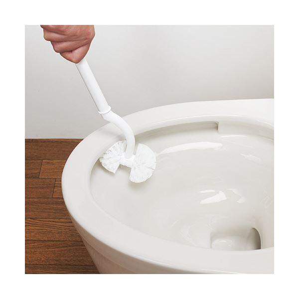 ds-（まとめ）マーナ 抗菌 SLIMトイレブラシ・W ホワイト W630W 1個 〔×5セット〕_4