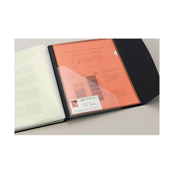 ds-（まとめ）ライオン事務器 ホルダー用ブック（ビジカル） A4タテ 12ポケット 背幅16mm ブルー HB-323B 1冊 〔×10セット〕_1