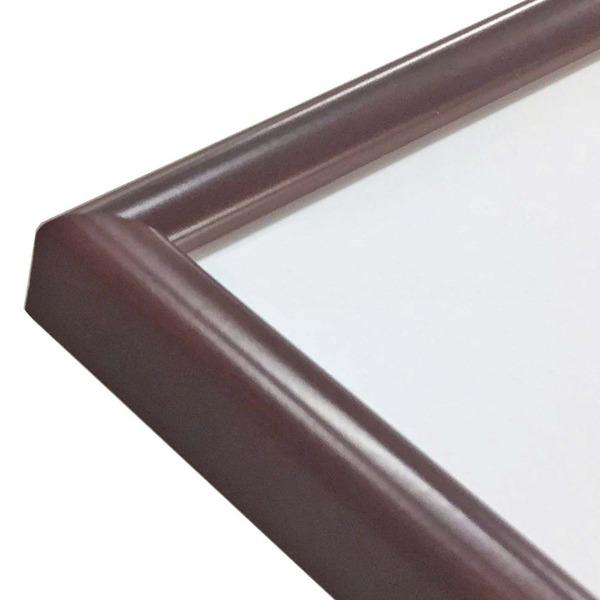 木製額 〕 デッサン額 半切サイズ 545×424mm ブラウン UVカット