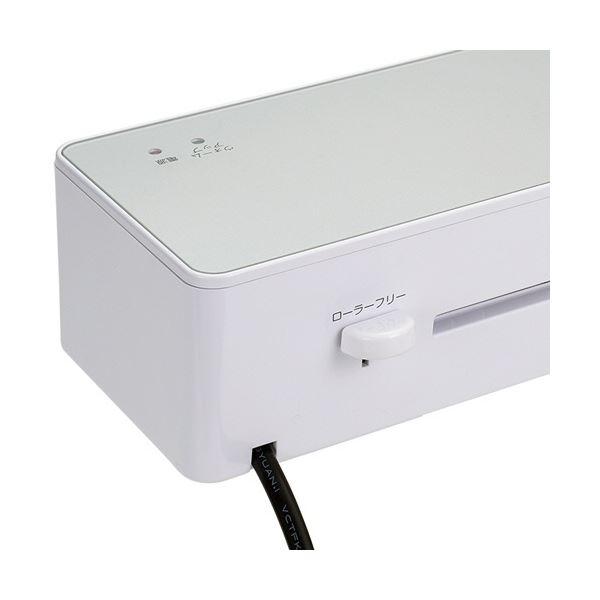 ds-ナカバヤシ パーソナルラミネーター クイックラミ エコノミー A4 2本ローラー シルバー NQL-E01A4S 1台_3