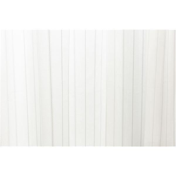 ds-レースカーテン 幅150cm×丈258cm ホワイト 1枚 洗える 日本製 アジャスターフック UVカット 抗カビ 遮熱 断熱 保温 ブレラ_1