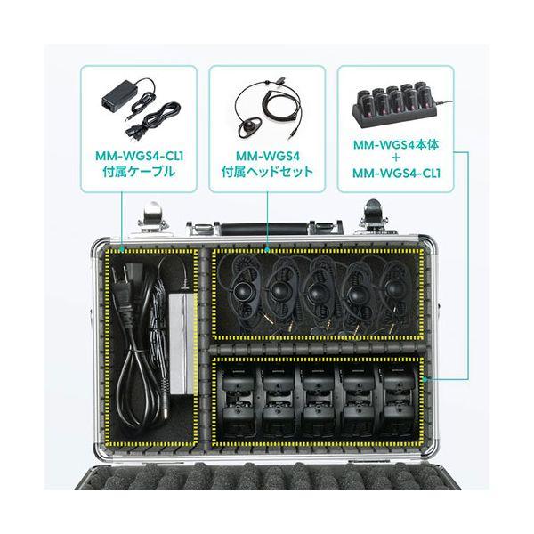 ds-サンワサプライ キャリングアルミケース MM-WGS4用 シルバー MM-WGS4-BOX1Kの画像