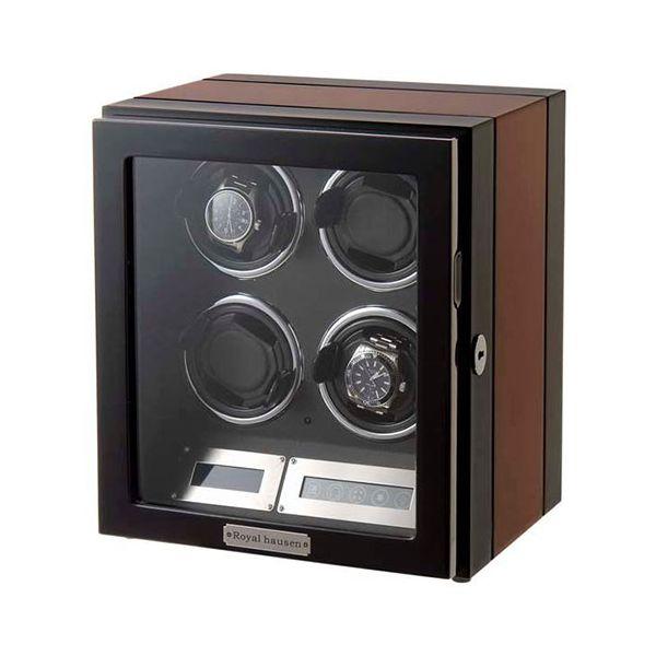 ds-Royal hausen ロイヤルハウゼン ワインディングマシーン ワインダー 4本巻き上げ 液晶パネル リモコン付 GC03-Q21EBの画像