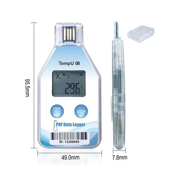 ds-bitstrong 温度ロガー使い切りタイプ -30〜+60℃ ディスプレイ付き NIST対応 1箱(20個入り) BS-LOG-TempU08-20P_2