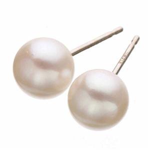ds-花珠本真珠 あこや真珠 7.5mm 〜 8mm パールネックレス パールピアス 2点セット 〔 本真珠 〕 真珠 パール_1