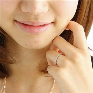 ds-K18WG（18金ホワイトゴールド）ダイヤリング エタニティリング（指輪）計0.5ct　125401　19号の画像