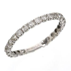 ds-K18WG（18金ホワイトゴールド）ダイヤリング エタニティリング（指輪）計0.5ct　125401　21号の画像