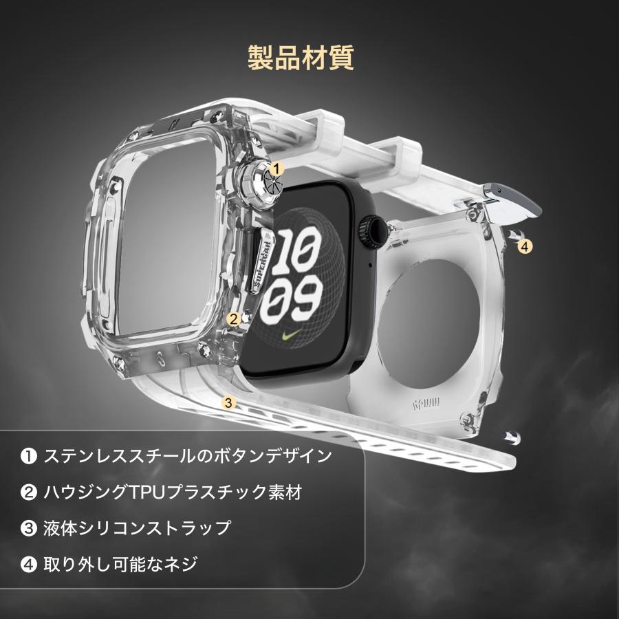 アップルウォッチ バンド Apple Watch カバー ベルト 10 ケース アップルウォッチ バンド Apple Watch カバー ベルト 10 ケース