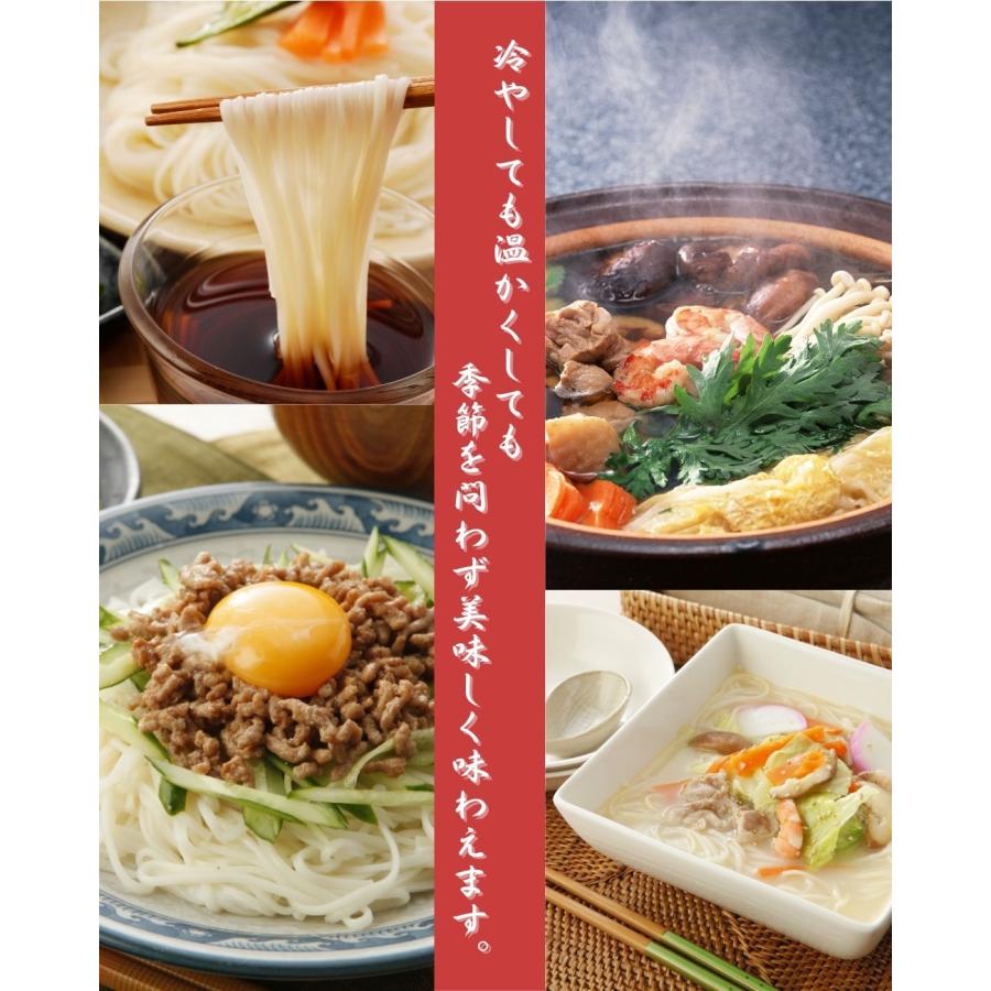 【絹肌の貴婦人】 上級 手延 冷麦 50gx160束 簡易箱 饂飩 ウドン udonn お中元 贈り物 送料無料_4