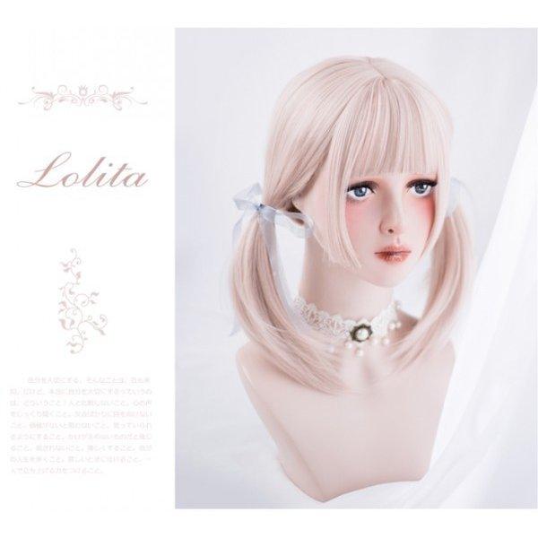 ウィッグ セミロング ミディアム かつら ストレート ぱっつん 姫カット原宿 ロリータコスプレ高品質 耐熱 ネット付けxf48 商屋 通販 Yahoo ショッピング