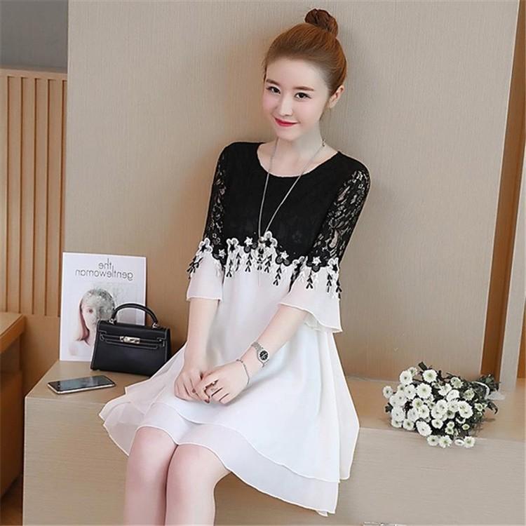 人気ショップ 透け感 レース あり おおきいサイズ ファッション レディース ワンピース 大きいサイズ ゆったり 長袖 春夏秋 花柄 オーバーサイ ワンピース サイズ Xl Www We Job Com