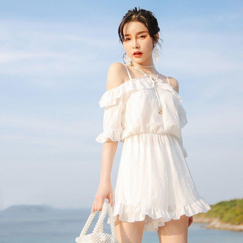 オープニング大放出セール 水着レディース 体型カバー 水着3点セuvカット セパレート キュロットスカト小胸バンドゥビギニ 水着 韓国風可愛い スイムウェア セクシー温泉 ママ水着4色 驚きの安さ Turningheadskennel Com