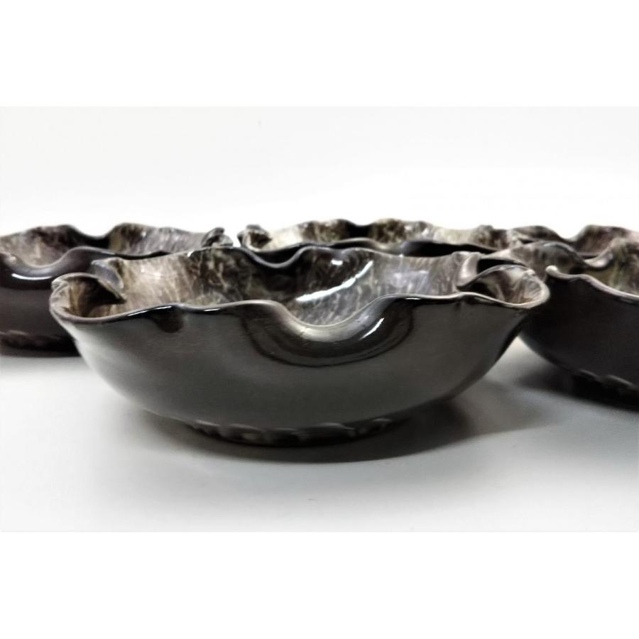 十三代横石臥牛 長崎県無形文化財指定 臥牛窯 現川焼 刷毛目 カップ 5