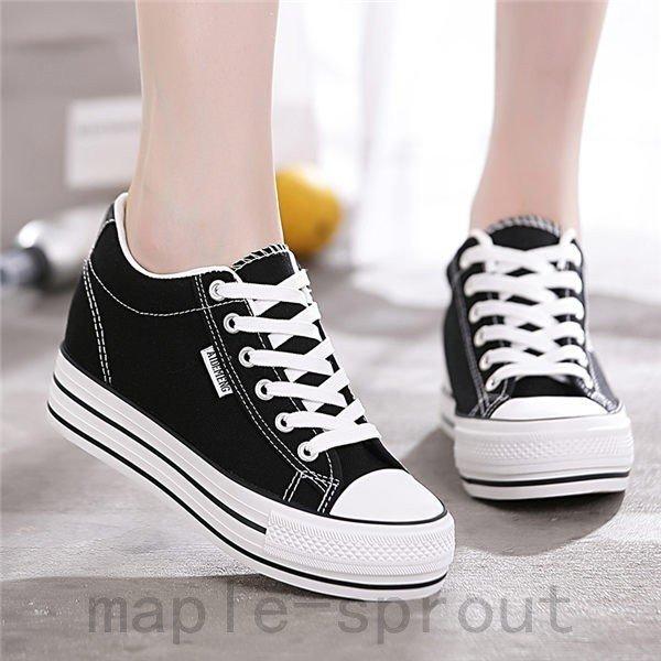厚底スニーカー スニーカー レディース 可愛い 厚底 ウォーキング カジュアル ローカット インヒール インソール シューズ 靴 D3gicmj0wo Fastoffice Mx