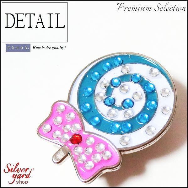 ゴルフマーカー ペロペロキャンディー お菓子 かわいい マグネット