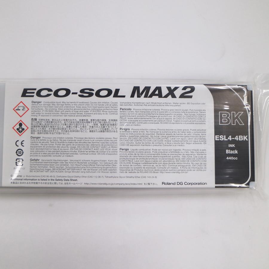 ECO-SOL MAX2インク（ブラック） 440ml ESL4-4BK ローランド :max2-bk:ハンドメイドSHOPぐらふぃ - 通販