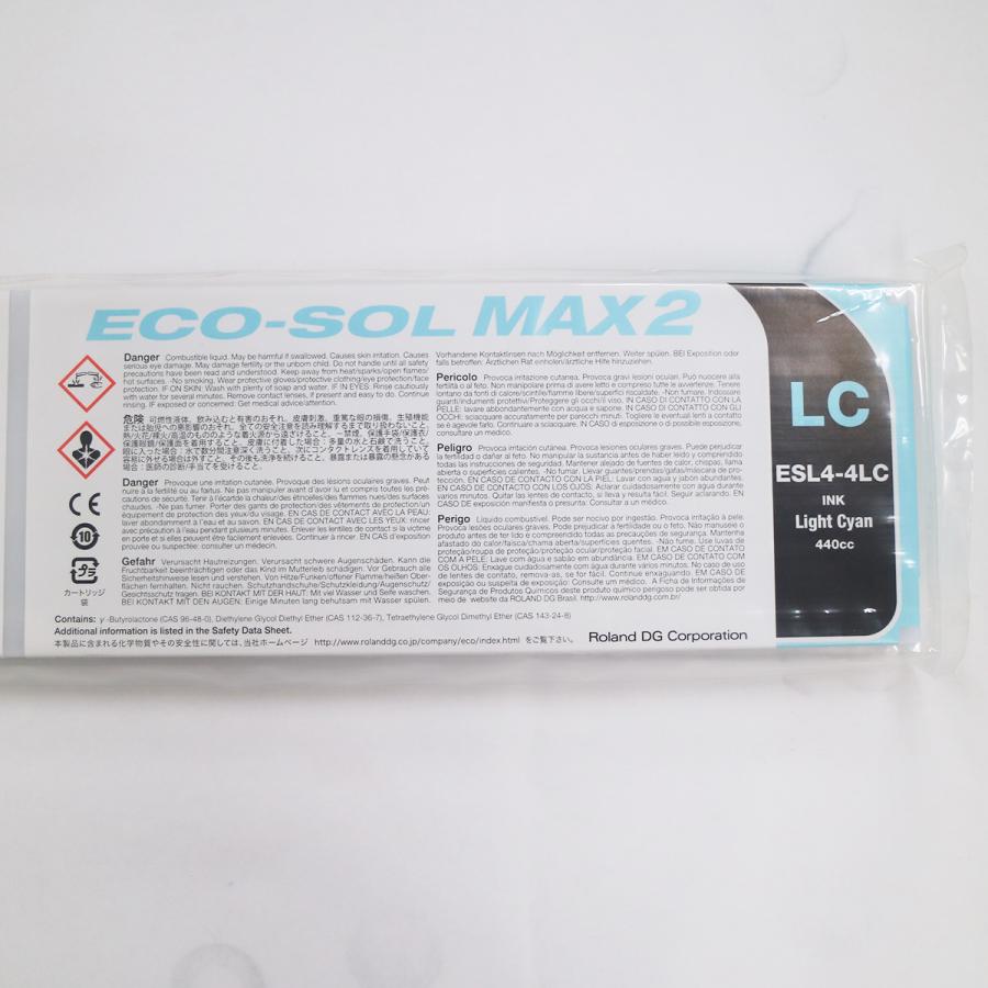 ECO-SOL MAX2インク（ライトシアン） 440ml ESL4-4LC ローランド :max2-lc:ハンドメイドSHOPぐらふぃ