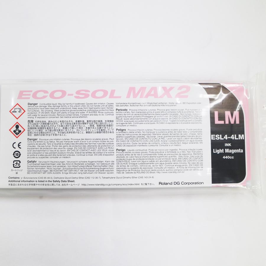 ECO-SOL MAX2インク（ライトマゼンタ） 440ml ESL4-4LM ローランド :max2-lm:ハンドメイドSHOPぐらふぃ