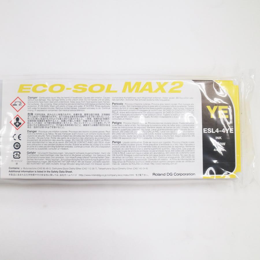 ECO-SOL MAX2インク（イエロー） 440ml ESL4-4YE ローランド :max2-y:ハンドメイドSHOPぐらふぃ - 通販