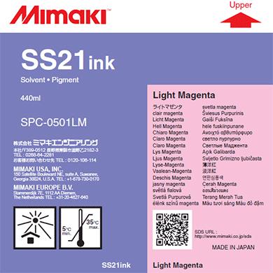 Mimaki 純正 ソルベント インク パック SS21 SPC-0501LM ミマキエンジニアリング SS21 ソルベントインクカートリッジ ライト
