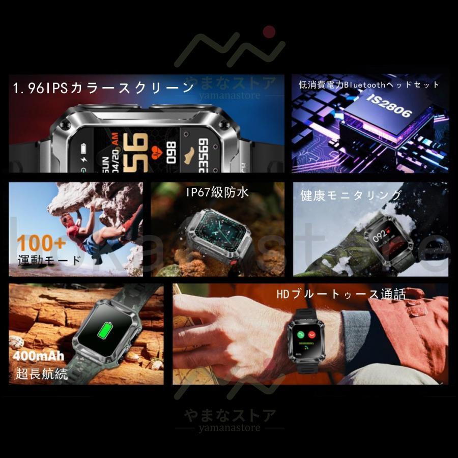 イヤホン付き】スマートウォッチ 通話機能 日本製センサー 歩数 イヤホン付き】スマートウォッチ 通話機能 日本製センサー 歩数