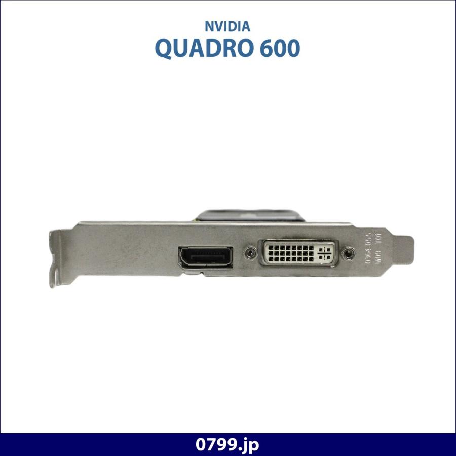 CADソフトに最適! NVIDIA Quadro 600 1GB フルハイト DVI端子 DisplayPort｜system0799jp｜02