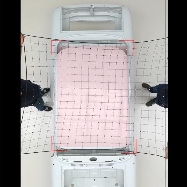 AESUB ターゲットネット（6φマーカー付ネット）3Dスキャン用　 |  | 01