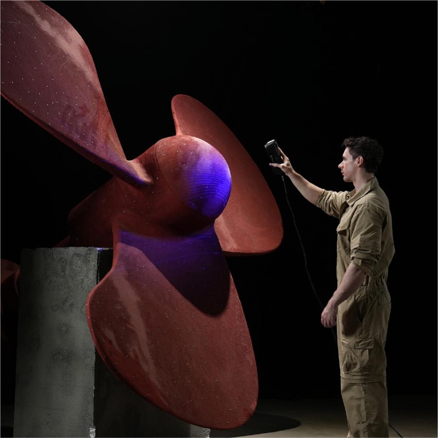 【高精度0.02mm】産業用3Dスキャナ フルカラー対応 ワイヤレススキャン可能 リバースエンジニアリング 検査対応 Sermoon X1 |  | 03