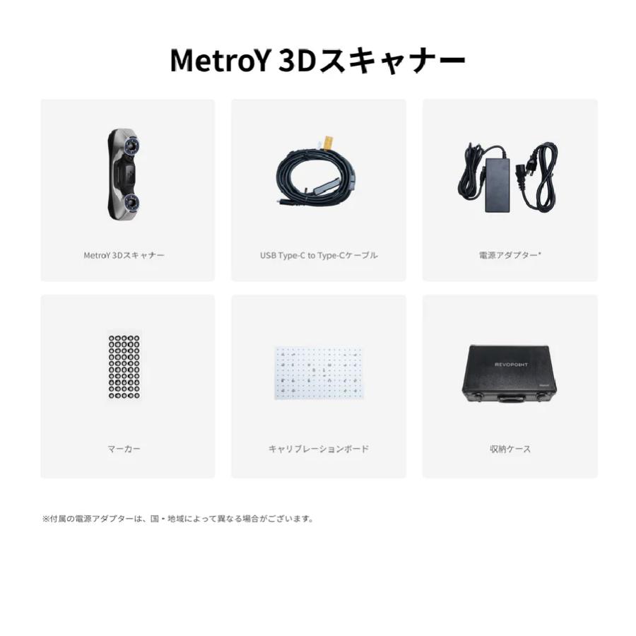 産業用3Dスキャナ MetroY 本体のみ ブルーレーザー搭載 高精度3Dスキャン 小型〜中型対応 ハンディ3Dスキャナー |  | 01