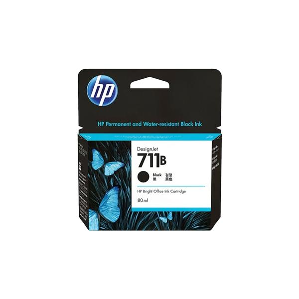 HP711B インクカートリッジ ブラック80ml 3WX01A | DesignJet