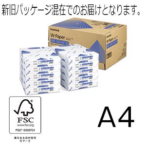 富士フイルムビジネスイノベーション　W-Paper　Ａ４　500枚×10冊 ZGAA1280｜systemescom