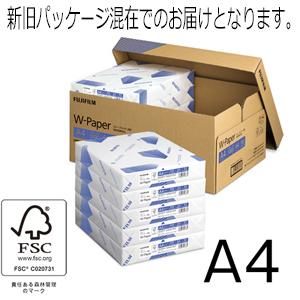 富士フイルムビジネスイノベーション　W-Paper　Ａ４　フタ式ボックスタイプ　500枚×10冊 ZGAA1372 | 