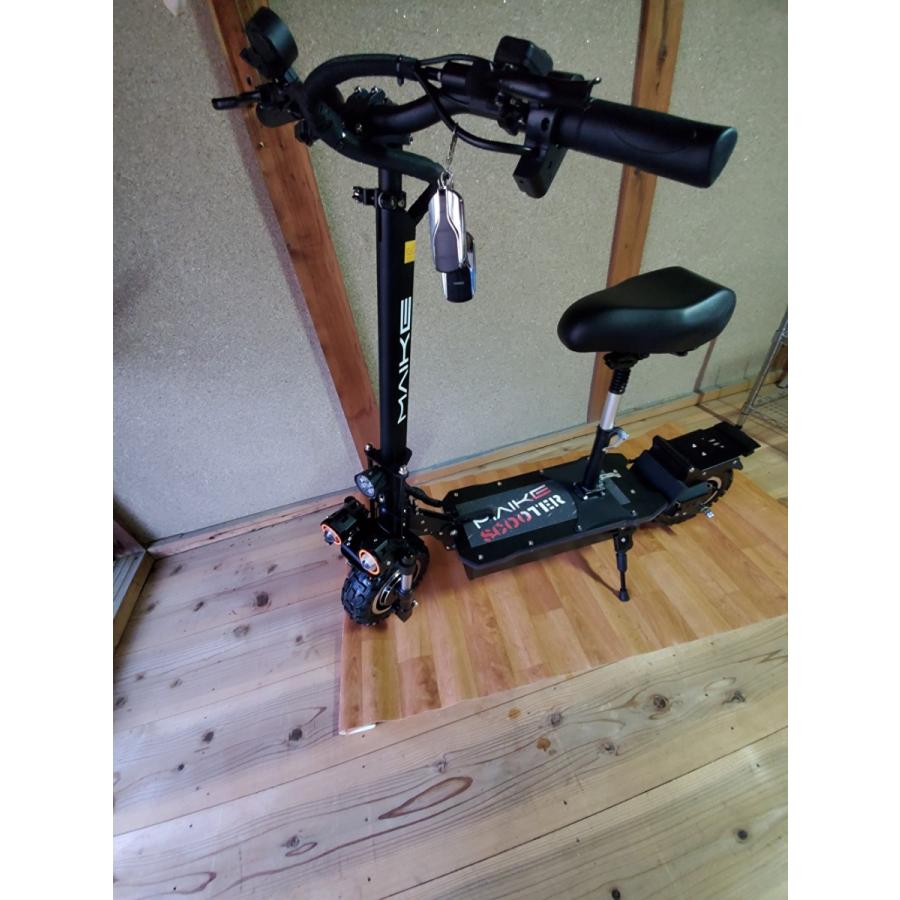 【〜6/6まで出品】 5000W電動スクーター電動キックボード１１インチオフロードタイヤサドル付き折りたたみ速度最大85ｋｍ 【RIZ3782045571】(137160円)