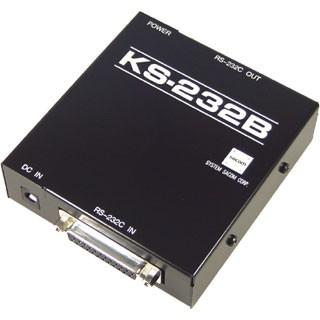 KS-232B　RS232C中継ユニット (ACアダプタ仕様) Dsub25P(メス)→Dsub25P(メス)