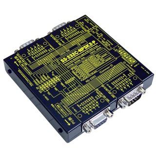 SS-232C-NPSK2-P　【パソコン等DTEを2分配】RS232C 1対2簡易分配ユニット(電源不要)(入力側：PC接続タイプ)｜systemsacom