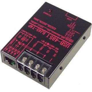 USB-485I RJ45-T4P USB(COMポート)⇔RS485変換ユニット 【絶縁タイプ
