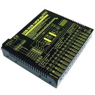 USB-HUB-14PiP-20A 業務用大容量14ポートUSBHUB(LOW/FULL)[絶縁仕様](1ポート当たり1.2A/合計18A)の画像