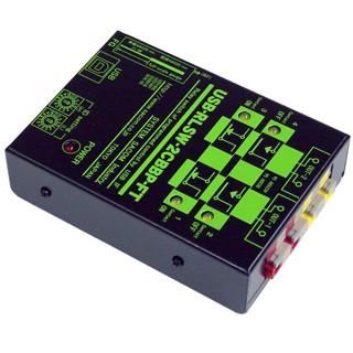 USB-RLSW-2CBBP-FT USBリレースイッチ(スイッチON/OFF)[同時動作2ch