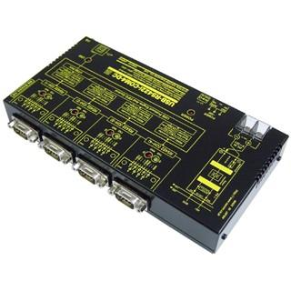 USB-RS422i-COM4-DC　USB(COMポート)⇔4ポートRS422変換ユニット【絶縁タイプ】Dsub9ピン仕様 (DC10-32V仕様)