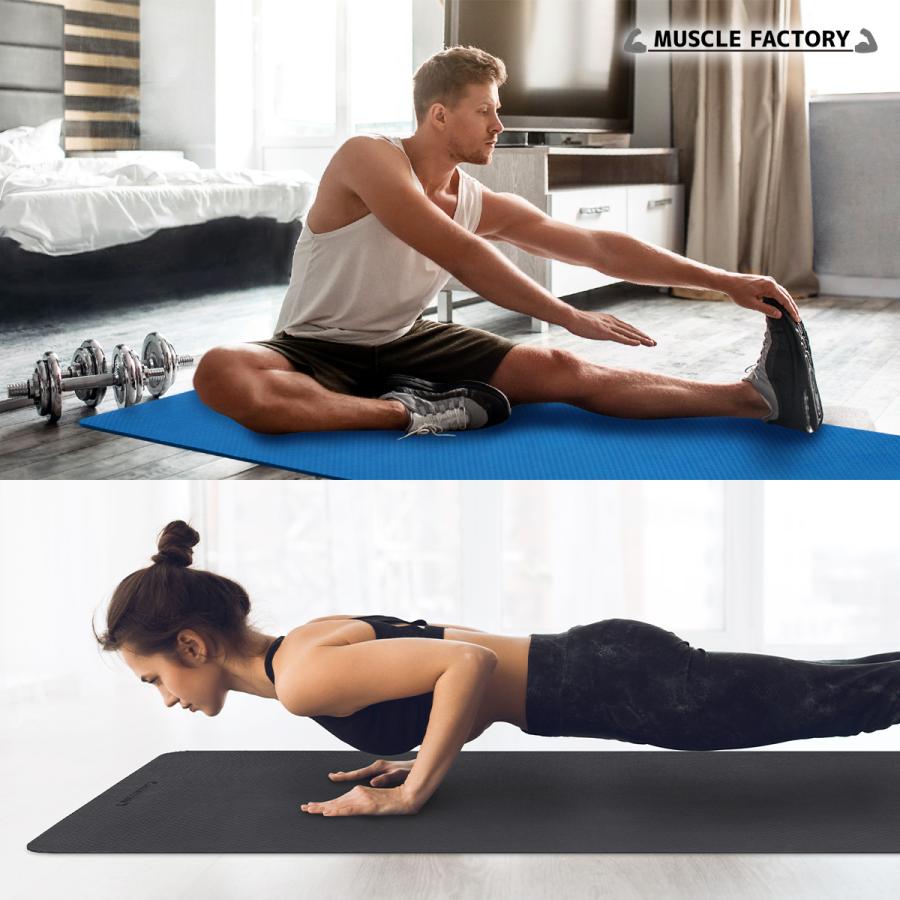 極厚15mmの特大トレーニング用マット 80cm×185cm Amazon | 特大トレーニング用マット 80cm×185cm 極厚 15mm 幅広