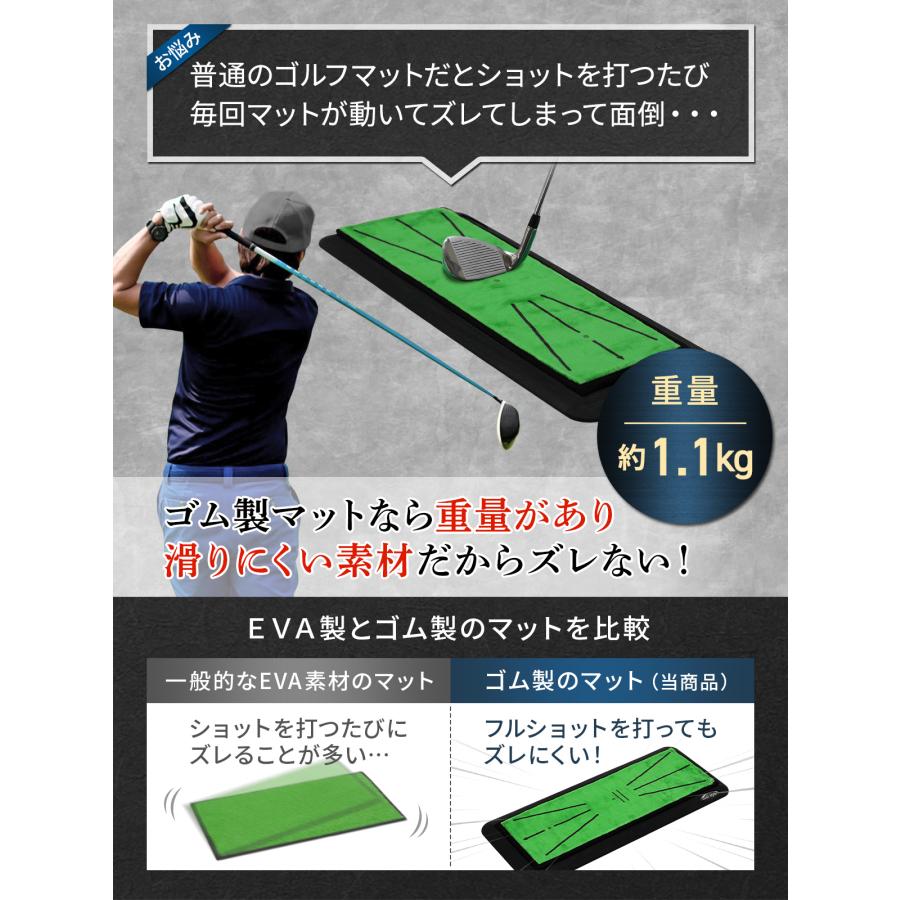Golf Style ゴルフマット ゴルフ 練習 マット 素振り スイング 跡が