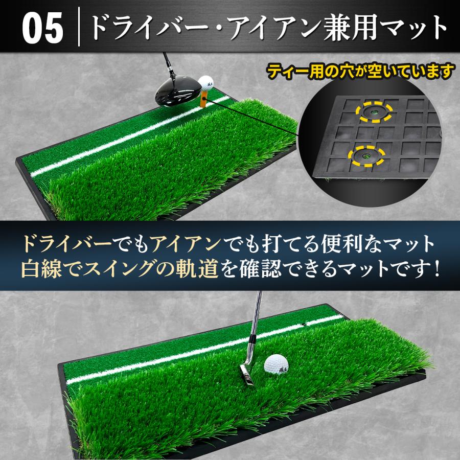 Golf Style ゴルフマット ゴルフ 練習 マット 2WAY 人工芝 ラフ 45mm