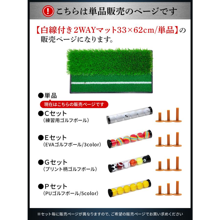 ゴルフコース アートプリント A2版 ２枚セット Golf Style ゴルフマット ゴルフ 練習 マット 2WAY 人工芝 ラフ 45mm