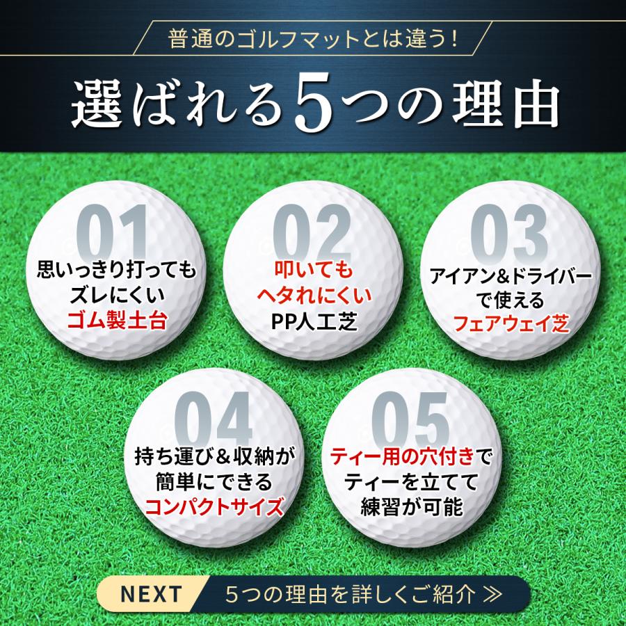 Golf Style ゴルフマット ゴルフ 練習 マット 素振り スイング 練習