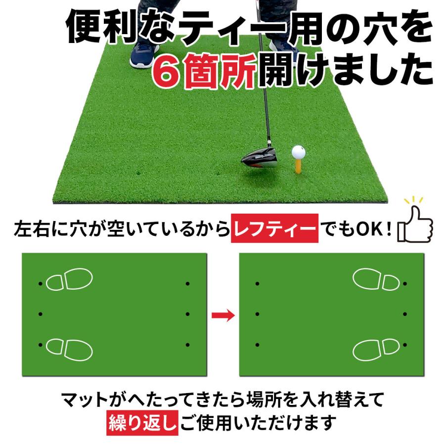 多様な ゴルフマット 大型 100 150cm Pgaプロ監修モデル ゴルフ 練習 マット 素振り スイング 練習用 屋外用 人工芝 Pvc ゴルフティー ゴルフボール Cセット Cisama Sc Gov Br
