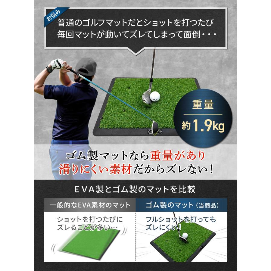 Golf Style ゴルフマット 本格的 双芝 ゴルフ 練習 マット 素振り