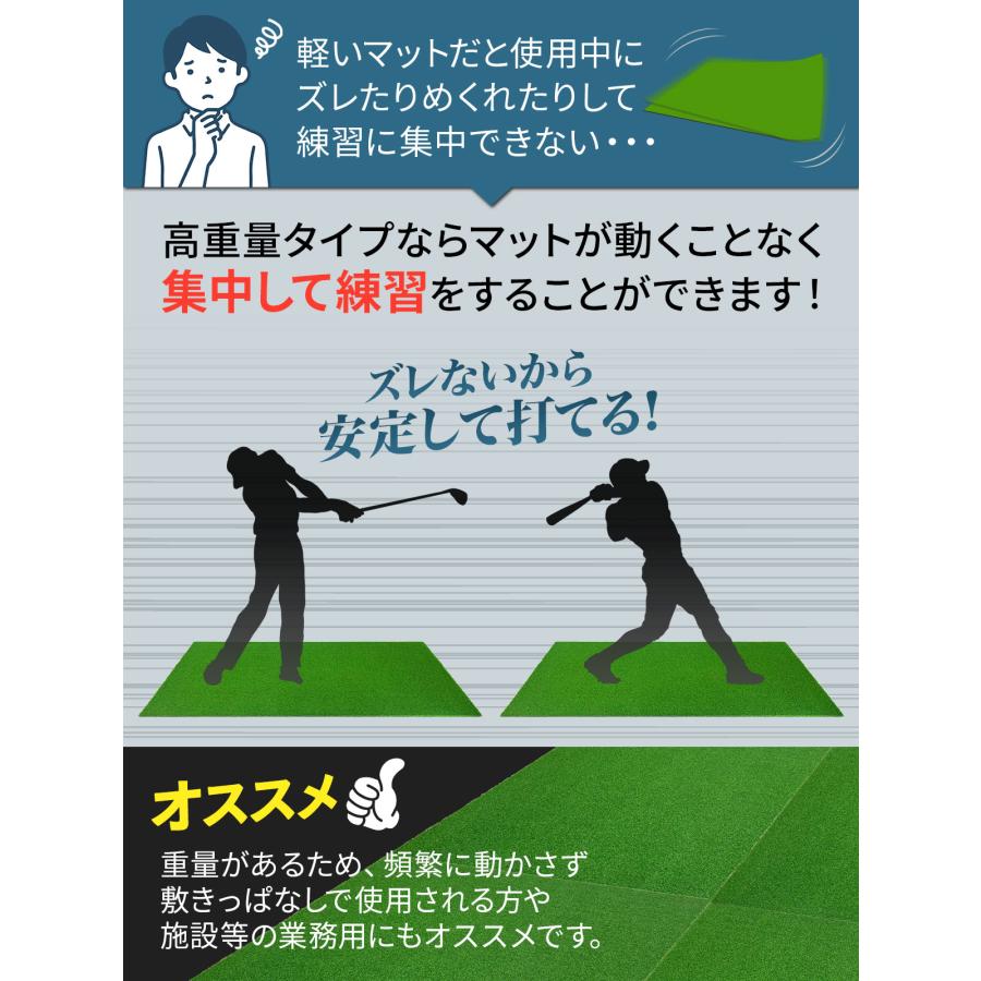 Golf Style 芝マット ラバーマット ゴルフマット 練習 マット 野球 