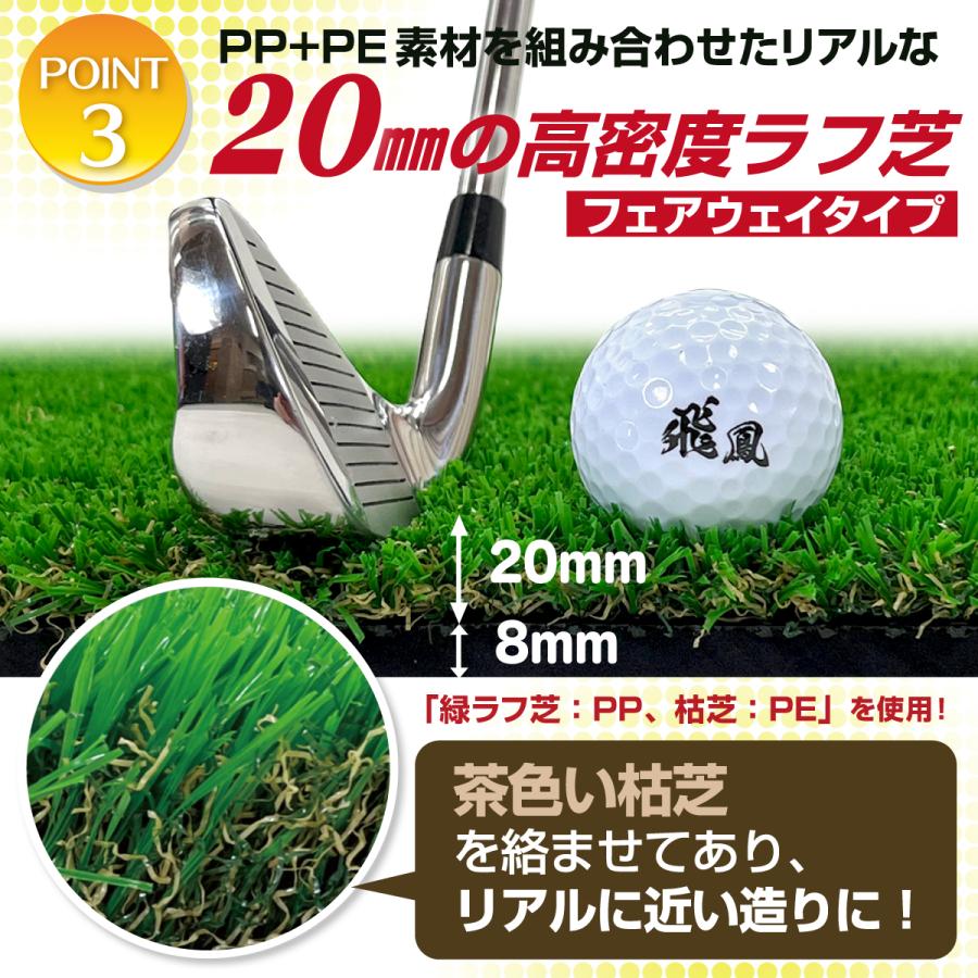 Golf Style ゴルフマット 大型 練習 傾斜 100×100cm PGAプロと