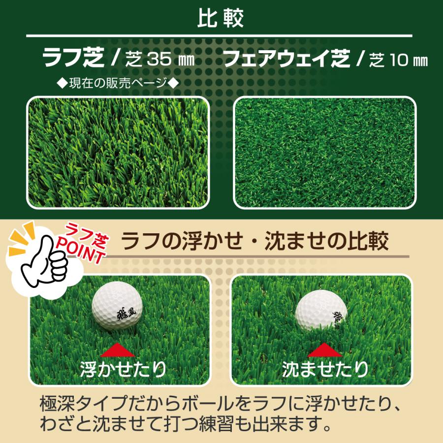 Golf Style ゴルフマット 大型 練習 傾斜 100×100cm PGAプロと